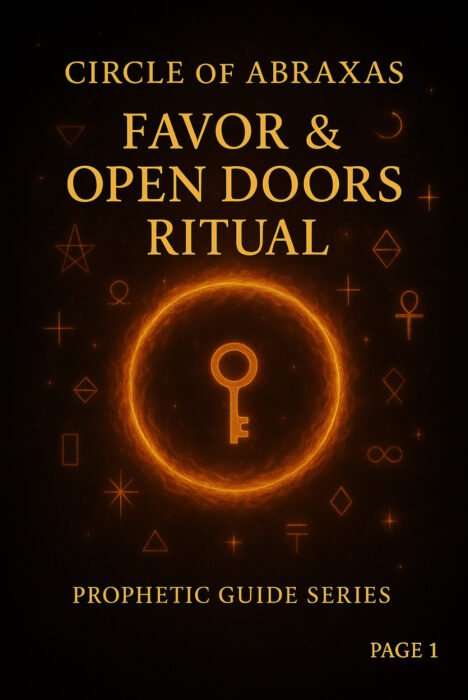 Favor & Open Doors Ritual